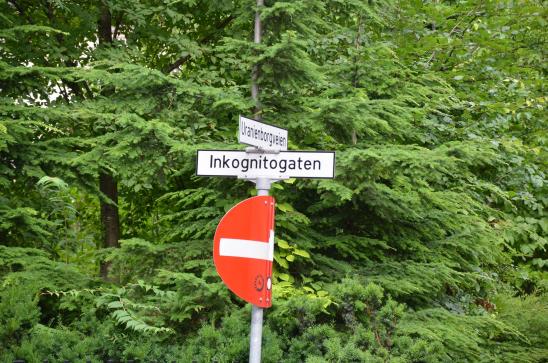 Strassenschild - Oslo Norway