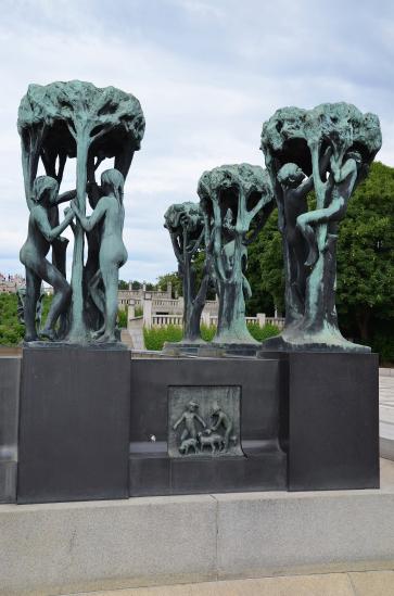 Fontanna Vigelandsparken - Oslo Norway