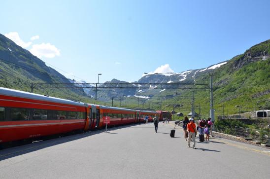 Myrdal Station Flamsbana Top Station Norway