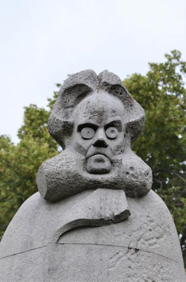 Henrik Ibsen Statue - Bergen Norway
